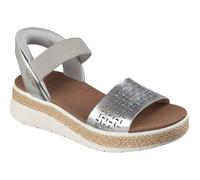 Skechers BOBS Sun Ray Damen Silberne Sandalen - EUR 36