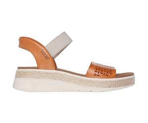 Skechers Bobs Sun Ray - Step Aside Damen Slipper, braun, Größe 40 40