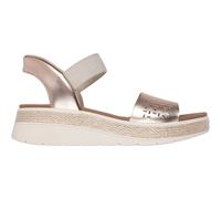 Skechers Bobs Sun Ray - Step Aside Damen Slipper, gold, Größe 41 41