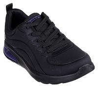 Sneaker SKECHERS "BOBS VISION AIR", Damen, Gr. 37, schwarz, Lederimitat, unifarben, casual, Schuhe Sneaker, Trainingsschuh, Freizeitschuh, Schnürschuh mit Memory Foam (21952111-37) schwarz