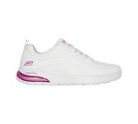 Sneaker SKECHERS "BOBS VISION AIR", Damen, Gr. 38, weiß, Lederimitat, kontrastfarbene Details, casual, Schuhe Sneaker, Trainingsschuh, Freizeitschuh, Schnürschuh mit Memory Foam, Topseller (28651242-3