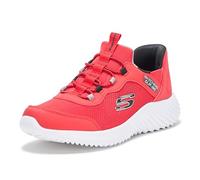 Skechers Bounder - Brisk-Burst für Jungen, Rot/Schwarz, 12 Little Kid