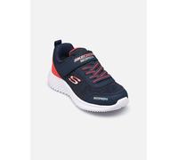 Skechers Jungen Bounder Dripper Drop Sneakers,Sports Shoes, Navy Red, 34 EU