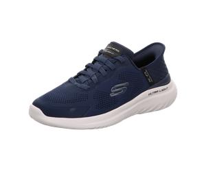 Skechers Bounder Slipper Schuhe blau SLIP-IN 232459 für Herren, blau, Größe 44 EU