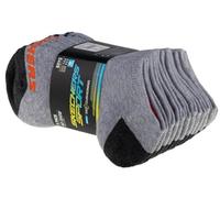 Skechers Jungen-Socken S108264-GRY No-Show 6er-Pack Grau Größe 31-34