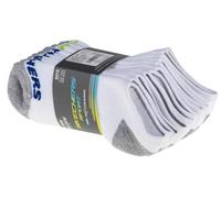 Skechers Boys 6pk No Show Socks S108264-WHT; Children's socks; S108264-WHT_31-34; white; 31-34 EU (UK)