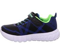 Skechers Boys' Flex-Glow Trainers, Black (Black Blue Lime Bblm), 11 UK 28.5 EU