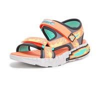Skechers Boy's Mega-Splash 4k Sandal, orange / schwarz, 12 Little Kid