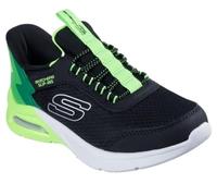 Skechers MICROSPEC MAX - BRISK STRIPE Kinderschuhe, schwarz, größe 33