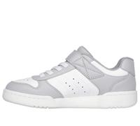 Skechers Boy's Quick Street Sneaker, Lightgrey/White, 2.5 Little Kid