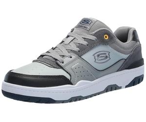 Skechers Boy's Skx-228 Sneaker, Grau/Schwarz, 5 UK