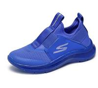 Skechers Boy's Sport Stretch Knit-Skech Fast Ice 403878L (Little Kid/Big Kid) Blue 5.5 Big Kid M