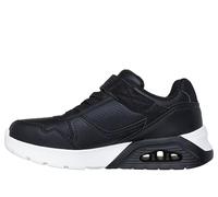 Skechers Boy's UNO Lite 2.0-Pillar Duo Sneaker, Schwarz/Weiß, 13 Little Kid