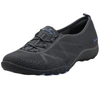Skechers Breathe-Easy-A-Look Mary Jane Flat für Damen, Dunkelgrau, 40 EU