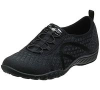 Skechers Breathe Easy - Fortune-Knit-23028, Women's Low-Top Trainers, Black (Black Blk), 4.5 UK (37.5 EU)