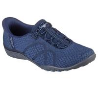 Skechers Breathe Easy-Knitty Waves Damen-Sneaker zum Reinschlüpfen, Marineblau, 38 EU