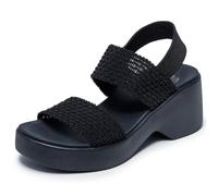 Skechers Sandale CALI Day Damen mit Absatz Schwarz Größe 38 EU