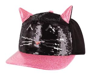 Skechers Cat Ear Hat in Schwarz