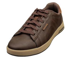 Skechers Cavell Hensley Herren-Sneaker, Synthetisches Schokoladenbraun, 40 EU