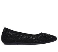 Skechers Damen Cleo 2.0-Glitzy Daze Ballerinas, Schwarz, 39.5 EU