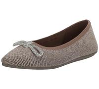 Skechers Damen-Ballerinas Cleo Point-Glizty Haze Mokka 39 EU