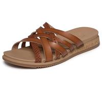 Skechers Comfort Damen-Sandalen, Kastanie, 11