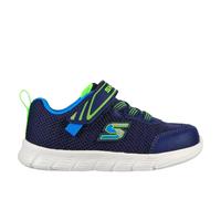 Skechers Comfy Flex - Mini Trainers Sneaker in Blau/Grün, Größe 22