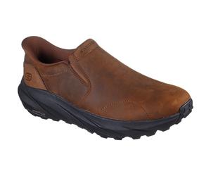 Skechers Conner Rayne Herren Mokassins Aus Dunkelbraunem Leder EU 46 / UK 11