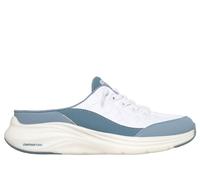 Skechers Contour Foam - Cozy Fit Sweet Embrace Shoes in Weiss/Light Blau, Größe 41, Vegan, in der Maschine waschbar