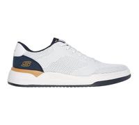 Skechers Herren Corliss Dorset Sneaker, White Knit Synthetic, 46 EU
