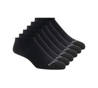 Skechers Cotton No-Show Socken - 6 Pack in Schwarz, Größe Medium