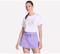 Skechers Courtside T-Shirt in Weiss, Größe Klein