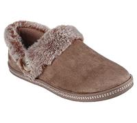 Skechers Modern Comfort Women's Cozy Campfire-Fresh Toast Slippers, Dark Taupe, 10 W