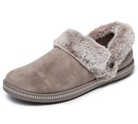 Skechers Cozy Campfire - Fresh Toast Damen-Slipper, Dark Taupe, 39.5 EU Weit