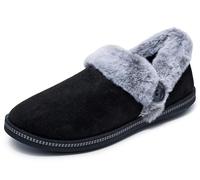 SKECHERS Damen Hüttenschuhe COZY CAMPFIRE - FRESH TOAST - Farbe - Schwarz - Größe - 41