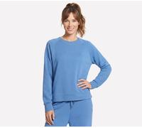 Skechers Cozy Luxe Crewneck Top in Poseidon, Größe Klein