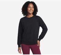Skechers Cozy Luxe Crewneck Top in Schwarz, Größe 3XL