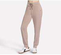 Skechers Cozy Luxe Jogger Hosen in Grau/Braun, Größe Groß