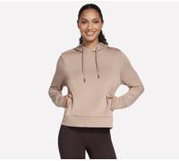 Skechers Cozy Luxe Kapuzenpullover in Grau/Braun, Größe Klein
