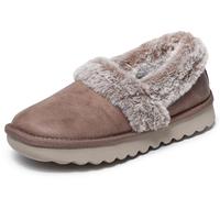 Skechers Damen Cozy Up Hausschuhe Black Chestnut 169027, taupe, 39.5 EU