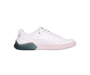 Skechers - "Cup Classic" Sneaker für Herren/Damen Unisex, Leder, Niedrig geschnitten (Weiß/Grün) EU 41 / UK 7,5