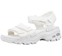 Skechers Women's D-Lites-Fresh Catch Sport Sandal White 11