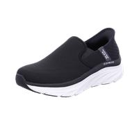 Skechers D´Lux Walker Orford 232455BLK Black (schwarz) - sportlicher Slipper - technologie Marken Slip-Ins, Schwarz für Herren, schwarz, Größe 41 EU