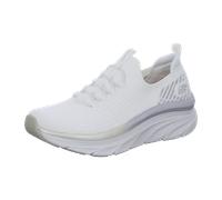 Skechers D`Lux Walker Schuhe Slipper weiß 149366 für Damen, weiß, Größe 38 EU