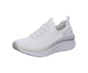 Skechers D`Lux Walker Schuhe Slipper weiß 149366 für Damen, weiß, Größe 39 EU