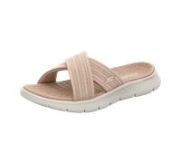 Skechers DA GO WALK FLEX SANDAL - IMPRESSED für Damen, beige, Größe 42 EU