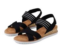 Skechers Damen Bob's Womens Desert Kiss Shore Enough, Textil schwarz, 36 EU
