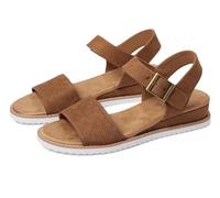 Skechers Damen 114147 Desert Kiss Serendipitous, Chestnut Microfiber, 38.5 EU