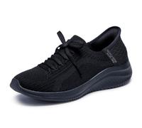 Skechers Damen 117027Sneaker | Luftgekühlter Memory-Schaum, maschinenwaschbar, Skech-Strick-Obermaterial, hochflexible Ultra-Flex-Zwischensohle und