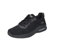 Skechers Damen 117378Sneaker, Schwarzer Strick, 36 EU